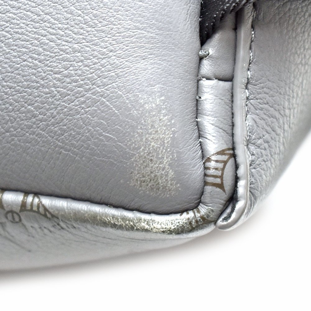 Louis Vuitton Backpack Monogram Gray Leather Calf… - image 6